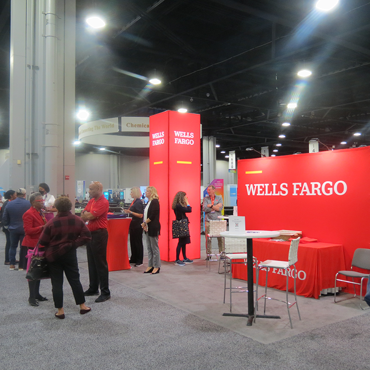 Wells Fargo booth at 2022 WBENC Conference