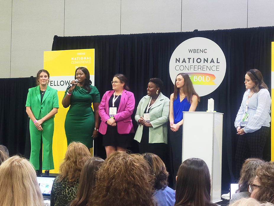 Group of women speaking onstage at 2022 WBENC National Conference