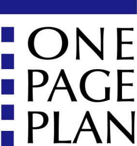 One Page Business Plan logo